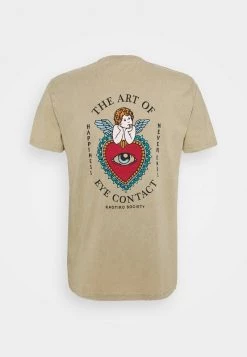 Kaotiko EYES TALK UNISEX - T-Shirt Print - Stone -Kaotiko || Fire And Glory Populaire Magasin 683a0708beae4c919af17e675aa0fcba