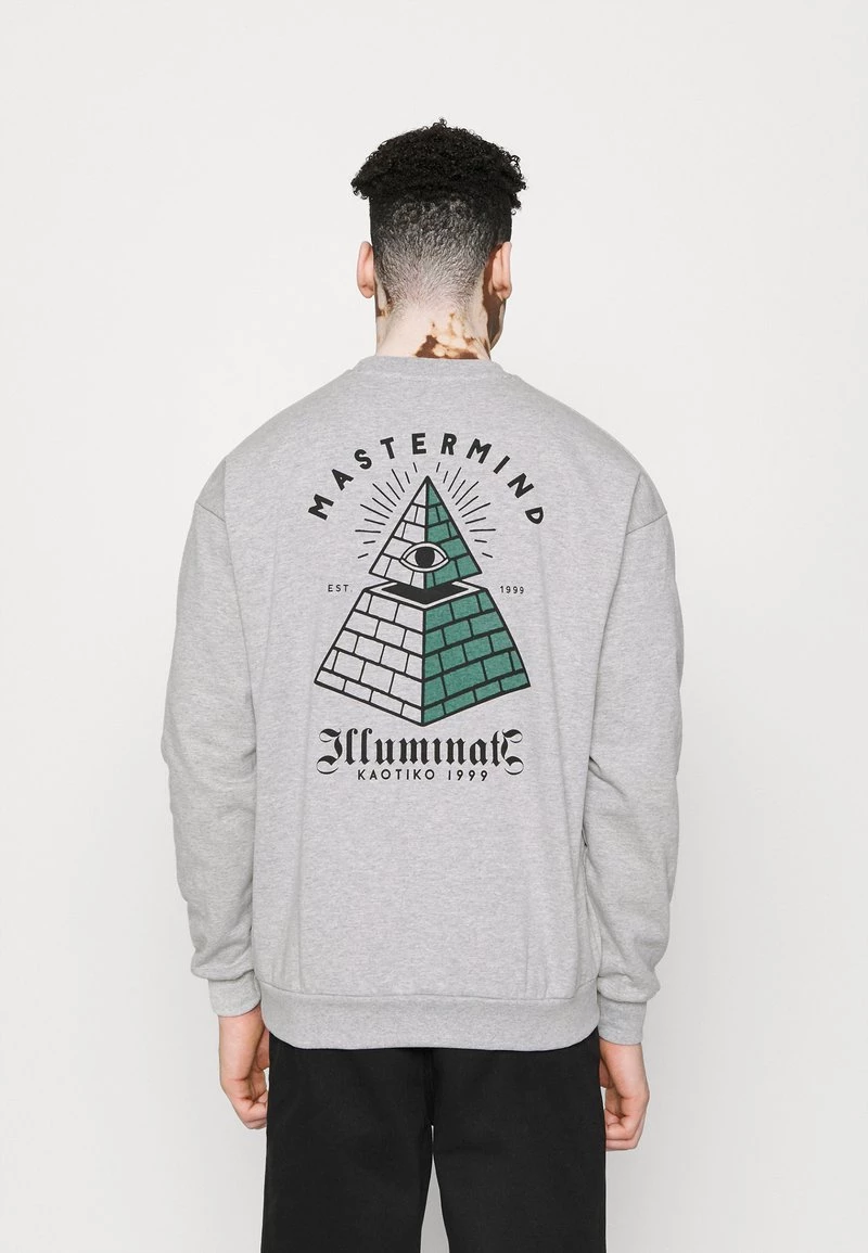 Kaotiko - Herren CREW MASTERMIND PYRAMID - Sweatshirt - Grey Vigore 5 Kaotiko - Herren CREW MASTERMIND PYRAMID - Sweatshirt - Grey Vigore – Bild 3
