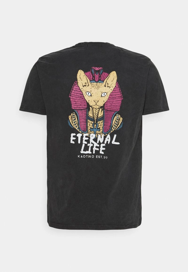 Kaotiko ETERNAL LIFE SPHYNX - T-Shirt Print - Black - Herren 4 Kaotiko ETERNAL LIFE SPHYNX - T-Shirt Print - Black - Herren – Bild 2