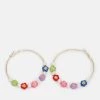 Fire & Glory - Damen LENE HOOPS EARRINGS - Ohrringe - Gold-coloured/multi-coloured -Kaotiko || Fire And Glory Populaire Magasin 6af8162f373446c9ac495c3da56a0107
