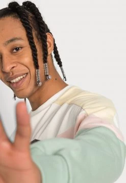 Kaotiko CREW DRU - Sweatshirt - Marfil/ Dark Grey/ Yellow - Herren -Kaotiko || Fire And Glory Populaire Magasin 6bdab4418a8a4f9ab882bd3a51142d5b