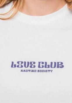 Kaotiko WASHED LOVE CLUB - T-Shirt Print - Blanco - Damen -Kaotiko || Fire And Glory Populaire Magasin 6fd1ff113cee40ac8b32b7e4ba0d0ed9