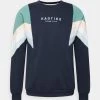 Kaotiko CREW SEATTLE UNISEX - Sweatshirt - Navy/basil/pink -Kaotiko || Fire And Glory Populaire Magasin 7118ba69603d48b5ab886e0a1d24d394