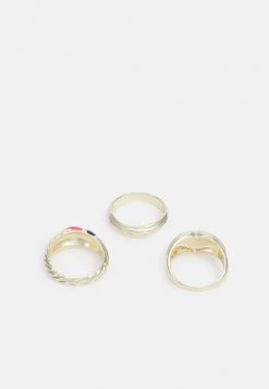 Fire & Glory - Damen KAROLINE 3 PACK - Ring - Gold-coloured/multi -Kaotiko || Fire And Glory Populaire Magasin 72d5dda512fc47e8aeade82ce8b98553
