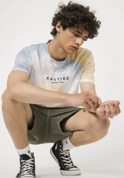 Kaotiko TIE DYE SKY - T-Shirt Print - Blau - Unisex -Kaotiko || Fire And Glory Populaire Magasin 72d9a14b32c04f688d3868dfdd6c2673