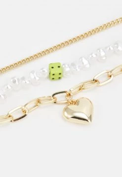 Fire & Glory - Damen SMULLI COMBI NECKLACE - Halskette - Gold-coloured -Kaotiko || Fire And Glory Populaire Magasin 73150133f2b4422998c8c0e1d4f89db4