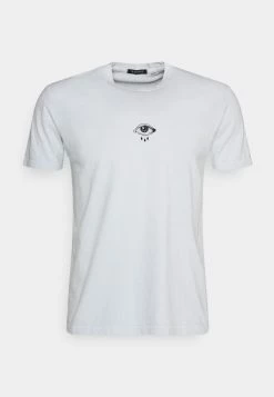 Kaotiko WASHED CELESTIAL DOOR UNISEX - T-Shirt Print - White