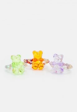 Fire & Glory BEAR 3 PACK - Ring - Cloud Dancer/multi - Damen -Kaotiko || Fire And Glory Populaire Magasin 75526c3976544581a658f565a72e5c21