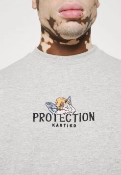 Kaotiko CREW FEELINGS - Sweatshirt - Grey - Herren -Kaotiko || Fire And Glory Populaire Magasin 76e47bdb7fb14409b81afe56a9d24f7b