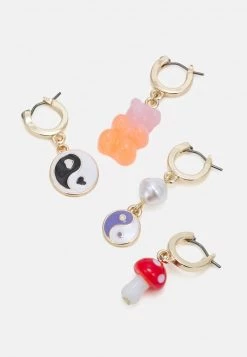 Fire & Glory JADA EARRINGS 4 PACK - Ohrringe - Gold-coloured - Damen -Kaotiko || Fire And Glory Populaire Magasin 779c9b8a92974fe582c7d1caf4ba923f