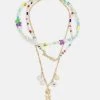 Fire & Glory TINA COMBI NECKLACE - Halskette - Gold-coloured/multi - Damen -Kaotiko || Fire And Glory Populaire Magasin 78fcb1ea3b4c47188a5eb7296ad488c8