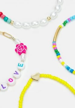 Fire & Glory FGSUMMER BRACELET 4 PACK - Armband - Gold-coloured/multi-coloured - Damen -Kaotiko || Fire And Glory Populaire Magasin 7a9b7fa706bb40cf9597335bb4a070c9