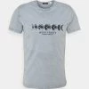 Kaotiko - Herren WASHED MOON PHASES - T-Shirt Print - Acero -Kaotiko || Fire And Glory Populaire Magasin 7c9c506a0e0448c5b28cab0957b7825a