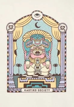 Kaotiko SUD CAP AZTEKA GOD - Kapuzenpullover - Ivory - Unisex -Kaotiko || Fire And Glory Populaire Magasin 7df9995ecf6d4d1e849dd4148a2bec4f