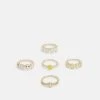 Fire & Glory - Damen FGSMILEY 5 PACK - Ring - Gold-coloured -Kaotiko || Fire And Glory Populaire Magasin 7e83bd9c34b0476aa2a8925332f5e164