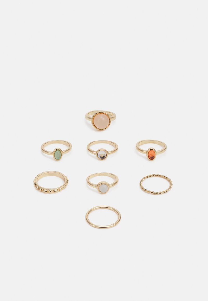 Fire & Glory - Damen FGFEMMA 8 PACK - Ring - Gold-coloured/multi 3 Fire & Glory - Damen FGFEMMA 8 PACK - Ring - Gold-coloured/multi