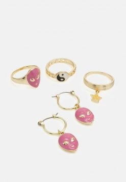 Fire & Glory KATE 4 PACK SET - Ring - Gold-coloured/multi - Damen -Kaotiko || Fire And Glory Populaire Magasin 7fa4717a29664b46a1335da282a43d72