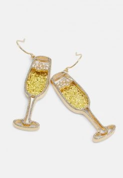 Fire & Glory BOBILI EARRINGS - Ohrringe - Gold-coloured - Damen -Kaotiko || Fire And Glory Populaire Magasin 808468c603bd42d29d03444a85e92b7d