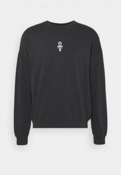 Kaotiko - Herren CREW PYRAMID - Sweatshirt - Black Wash -Kaotiko || Fire And Glory Populaire Magasin 82049ae03e0e48b39f0e7c9a31eae1e6