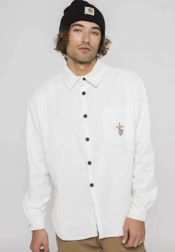 Kaotiko SNAKE ELFENBEIN - Hemd - Beige - Herren