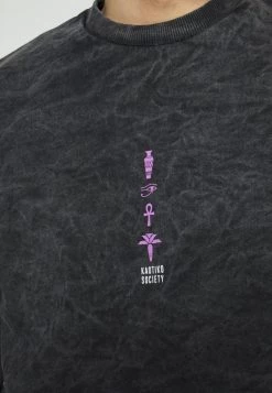 Kaotiko CREW WASHED RUINS UNISEX - Sweatshirt - Black -Kaotiko || Fire And Glory Populaire Magasin 8e6d42967c7c49bb8c82688fbd191d4f