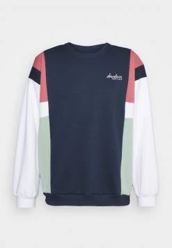 Kaotiko CREW PORTLAND - Sweatshirt - Navy/burgundy - Herren -Kaotiko || Fire And Glory Populaire Magasin 8ef7cf9b22f44cc3a0bb3c3475314953