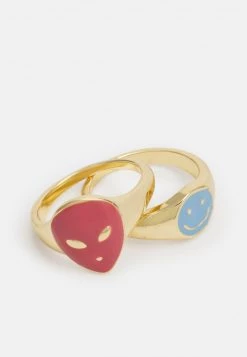 Fire & Glory - Damen FGOLINE 4 PACK RINGS - Ring - Gold-coloured/multi-coloured -Kaotiko || Fire And Glory Populaire Magasin 90e4d99d204d4a99aeb8da7a837320e1