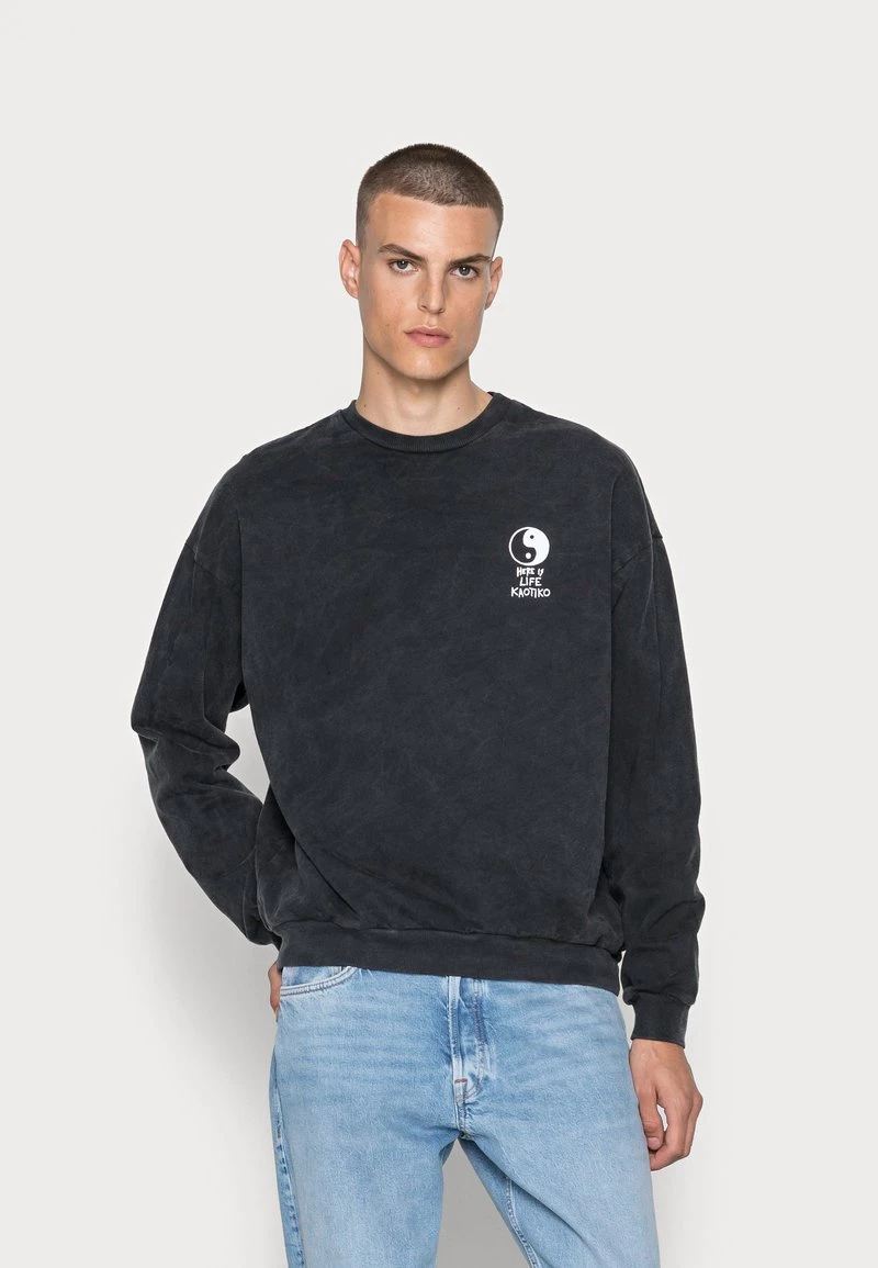 Kaotiko - Herren CREW WHERE IS LIFE - Sweatshirt - Black 3 Kaotiko - Herren CREW WHERE IS LIFE - Sweatshirt - Black