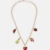 Fire & Glory - Damen FRUITY NECKLACE - Halskette - Gold-coloured/multi -Kaotiko || Fire And Glory Populaire Magasin 950ec15c36af44f9a7ad645eb42b8b13