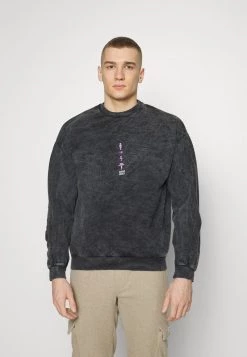 Kaotiko CREW WASHED RUINS UNISEX - Sweatshirt - Black -Kaotiko || Fire And Glory Populaire Magasin 9dfd780c051e4e9389da38ee98f2cc78