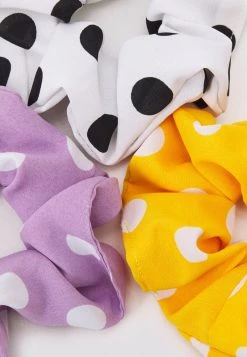 Fire & Glory - Damen MYRA SCRUNCHIE ZAL 3 PACK - Haar-Styling-Accessoires - Purple Heather/white/yellow -Kaotiko || Fire And Glory Populaire Magasin 9fcc1ccbc678484786f30778583edcf1