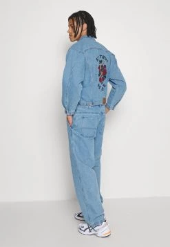 Kaotiko JACKET VINTAGE STAY TRUE UNISEX - Jeansjacke - Blue