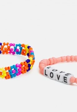 Fire & Glory FGTHEA 5-PACK BRACELET - Armband - Gold Colour/multi - Damen -Kaotiko || Fire And Glory Populaire Magasin a1f04365c6f74203b608bf31276932b4