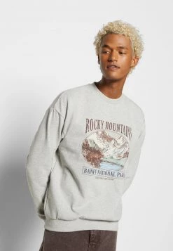 Kaotiko CREW ROCKS MOUNTAINS UNISEX - Sweatshirt - Grey -Kaotiko || Fire And Glory Populaire Magasin a34604c6d2154a7d84cbe0815ed3b2fb