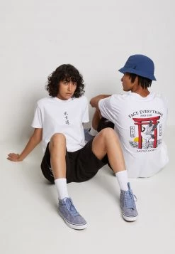 Kaotiko - Unisex WASHED FACE EVERYTHING - T-Shirt Print - White -Kaotiko || Fire And Glory Populaire Magasin a569c33245864a309d0dee13e0927e3a