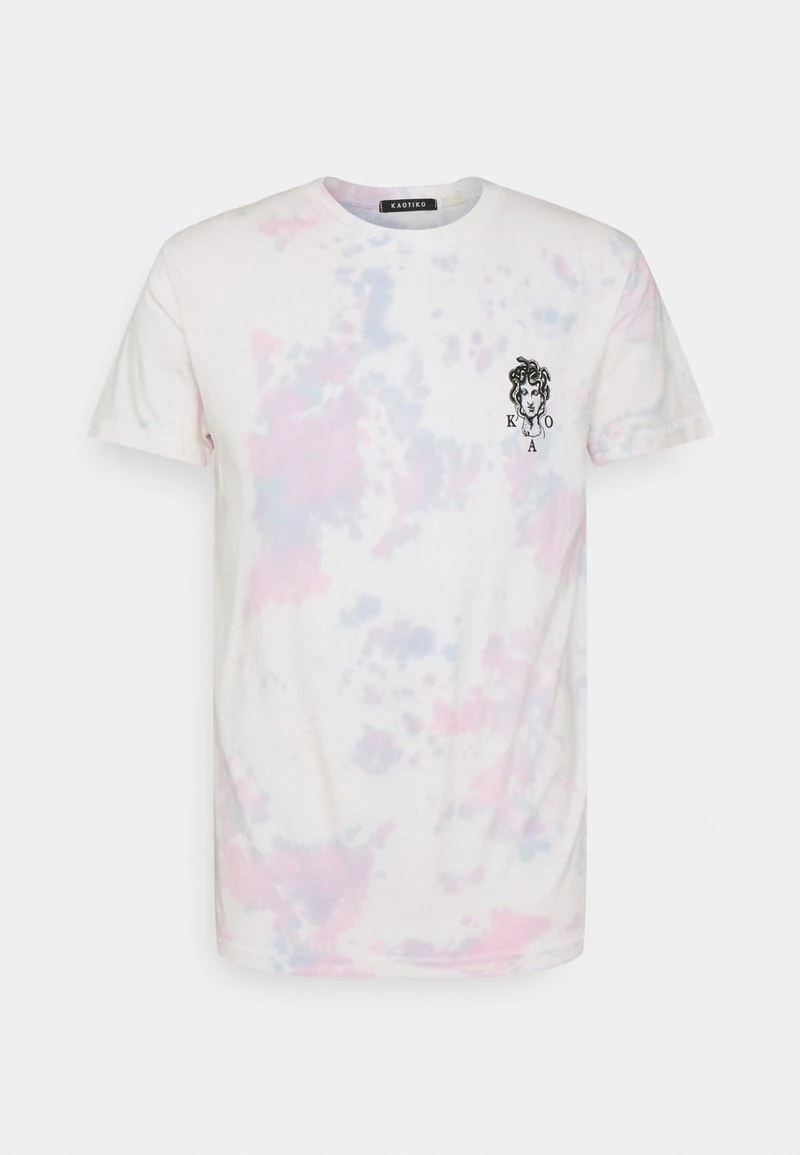 Kaotiko - Herren TIE DYE JELLYFISH UNISEX - T-Shirt Print - Pink 3 Kaotiko - Herren TIE DYE JELLYFISH UNISEX - T-Shirt Print - Pink