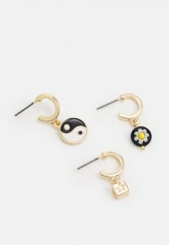 Fire & Glory - Damen LINETTE EARRINGS 3 PACK - Ohrringe - Gold-coloured/multi -Kaotiko || Fire And Glory Populaire Magasin ae4b9e59d2174555a4ca70c1d76ee589