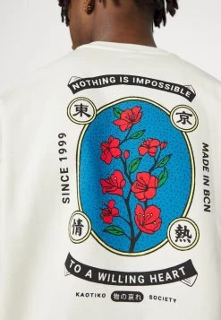 Kaotiko - Herren CREW WILLING HEART - Sweatshirt - Ivory -Kaotiko || Fire And Glory Populaire Magasin b0608580337d4cf29ae16839f5e31628