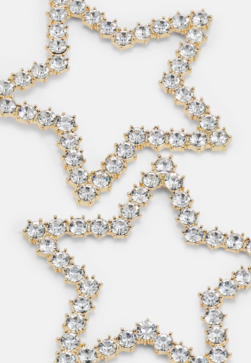 Fire & Glory - Damen EVELIN EARRINGS - Ohrringe - Gold-coloured/clear 5 Fire & Glory - Damen EVELIN EARRINGS - Ohrringe - Gold-coloured/clear – Bild 3