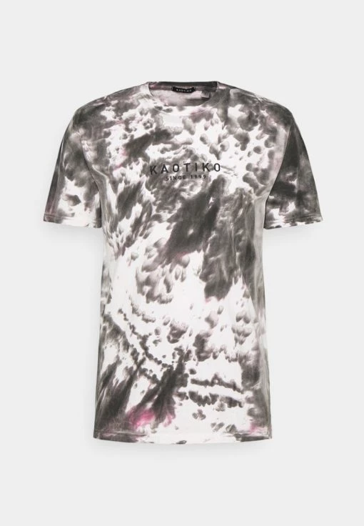Kaotiko TIE DYE - T-Shirt Print - Black/white - Herren -Kaotiko || Fire And Glory Populaire Magasin b3fb7f7310874c4a878f7aff587b2769