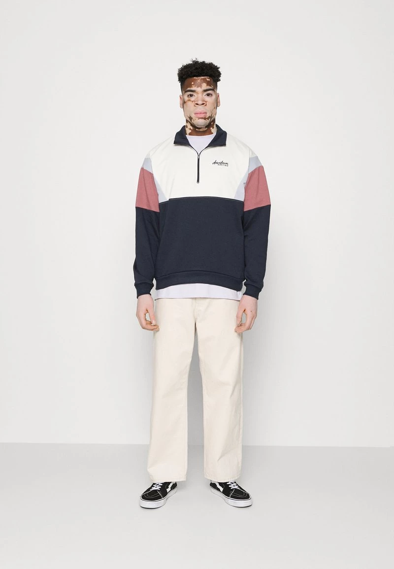 Kaotiko - Herren CREW COLIN - Sweatshirt - Navy/baby Blue 4 Kaotiko - Herren CREW COLIN - Sweatshirt - Navy/baby Blue – Bild 2