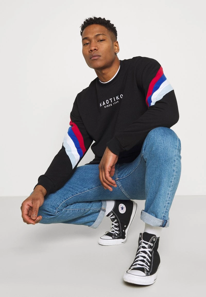 Kaotiko UNISEX CREW WALKER - Sweatshirt - Black 6 Kaotiko UNISEX CREW WALKER - Sweatshirt - Black – Bild 4