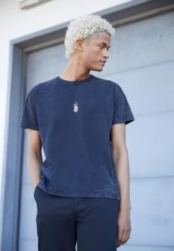 Kaotiko WASHED PALM VIBES UNISEX - T-Shirt Print - Black