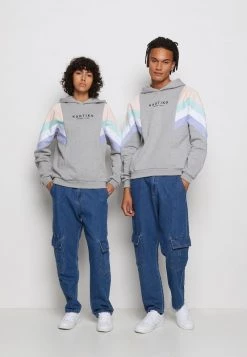 Kaotiko SUD CAP EWAN UNISEX - Kapuzenpullover - Grey/pink/green/white/grape -Kaotiko || Fire And Glory Populaire Magasin bfa6b7110f56454b93c88d4abae437ab