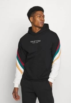 Kaotiko CREW WALKER - Kapuzenpullover - Black - Unisex