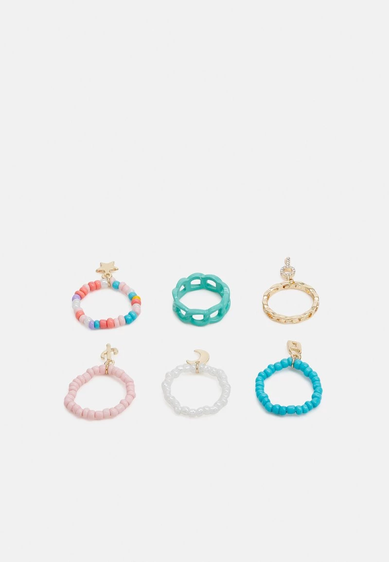 Fire & Glory - Damen FGLILI 6 PACK - Ring - Gold-coloured/multi 4 Fire & Glory - Damen FGLILI 6 PACK - Ring - Gold-coloured/multi – Bild 2