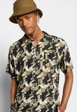 Kaotiko CAMISA BLOCKS UNISEX - Hemdbluse - Black -Kaotiko || Fire And Glory Populaire Magasin c5d50564b1934f5a9b66c99dac76b96e