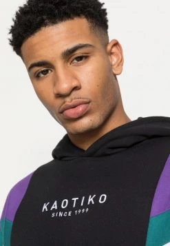 Kaotiko CAP EWAN UNISEX - Kapuzenpullover - Black/purple/jade -Kaotiko || Fire And Glory Populaire Magasin c8b95e6a7c1f45dcae2e0229b4f60984