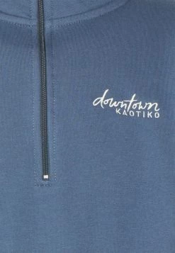 Kaotiko CREW JEAN BAHAMAS - Sweatjacke - Prusia/grey/beige - Unisex -Kaotiko || Fire And Glory Populaire Magasin cca33423d6b442898bfe7f2565a6d8b3