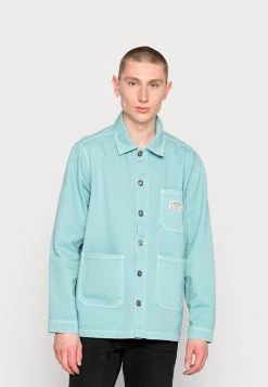 Kaotiko WORK JACKET - Jeansjacke - Aqua Green - Unisex